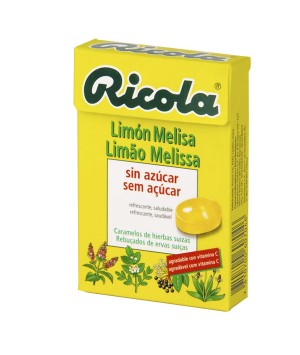 RICOLA PERLAS SIN AZUCAR  LIMON MELISA  25 G