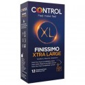 CONTROL FINISSIMO  XL EXTRA LARGO 12 PRESERVATIVOS