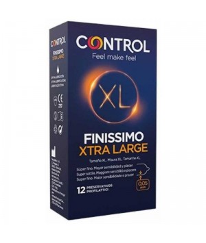 CONTROL FINISSIMO  XL EXTRA LARGO 12 PRESERVATIVOS